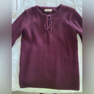 Burgundy sweater